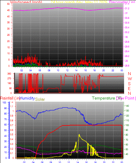 24 Hour Graph for Day 11